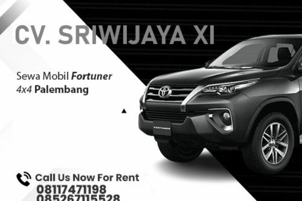 Sewa Mobil Fortuner 4x4 Palembang